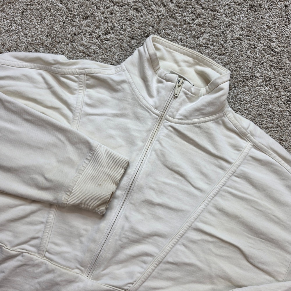 Richer Poorer Quarter Zip Sweatshirt‎ Womens S Cream Outdoor Casual Lightweight
